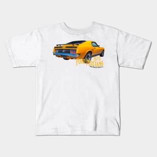 1970 Ford Mustang Mach 1 Fastback Kids T-Shirt